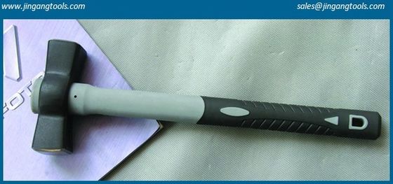 stoning hammer with fiberglass handle,fiber glass handle,TPR soft grips