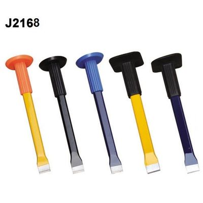 J2168 flat cold chisel with PVC hand guard