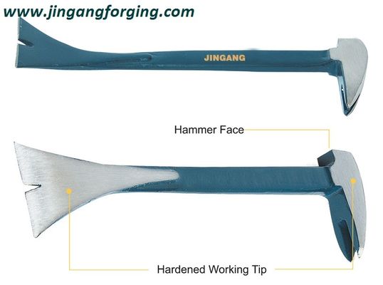 Claw Bar with Wide Claw and Hammer Head, hammer wrecking bar wild claw wrecking bar
