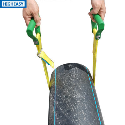 manual handling device/strap double handle, HIGHEASY manual handling aids double handle for handling pipe ironwork tube