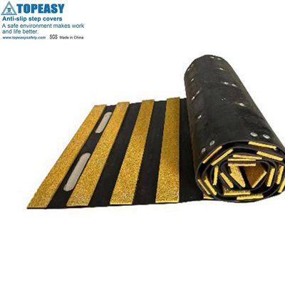 Anti-slip pipewalker pipe walk easier heavy duty roll up safety mats used on pipe oil and gas industry offshore plate