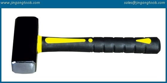 Stoning hammer,fibre glass handle,fiberglass handle C1045 steel