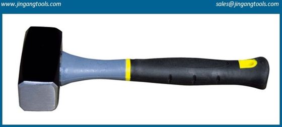 Stoning hammer,fibre glass handle,fiberglass handle C1045 steel