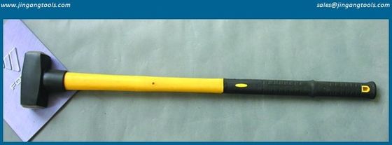 German type stoning hammer,double color plastic coated fiber glass handle