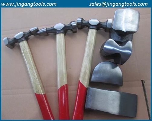 fiber glass handle auto body and fender repair hammers with case