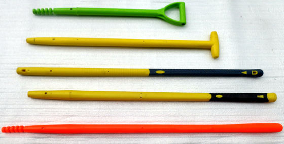 plastic D grip shovel long handle, shovel/spade plastic long handle