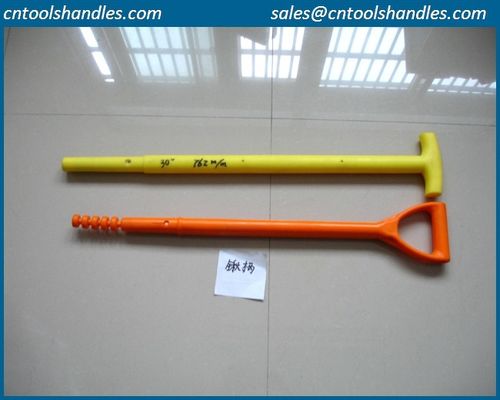 plastic D grip shovel long handle, shovel/spade plastic long handle