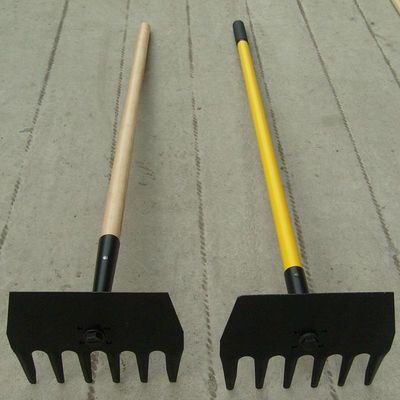 Mcleod rake with ash wooden handle, Mcleod fire rake with handle