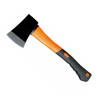 A601 single bit axe with plastic coated fiberglass handle rubber grip handle,45# carbon steel, forged, heat treatment