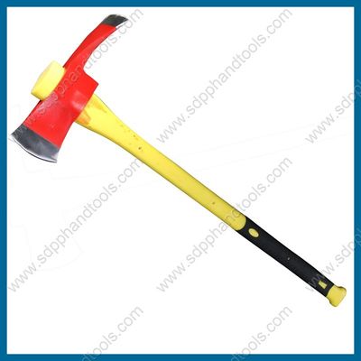 chisel axe with fiberglass handle, 3.5LB axe head, overall length 36"