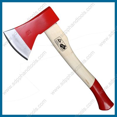 Genuime hickory handle axe hatchet, wood handle axe, axe with hickory handle 1/3 color handle