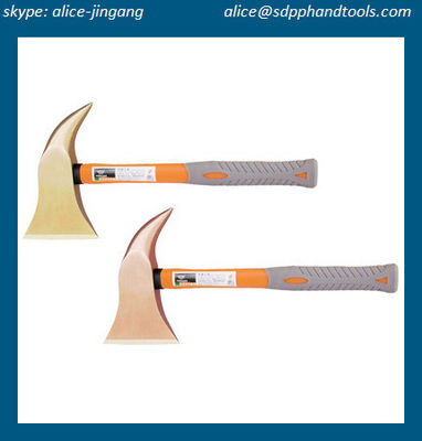 non sparking axe, fireman axe, Anti-explosion firefighting axe with fiberglass handle, Used in flammable and explosive