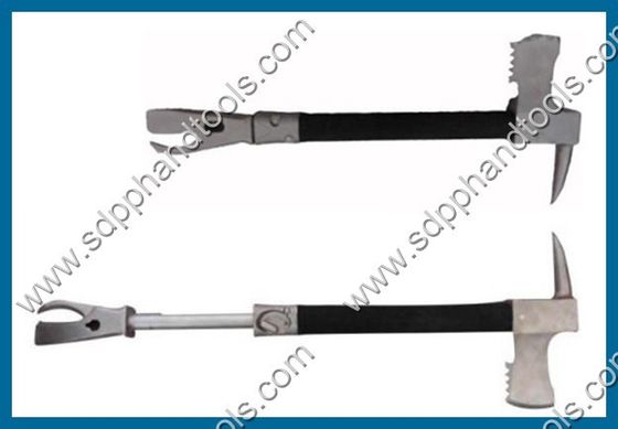 Pry axe with standard claw, handle with a no-slip grip, Size: 28" extended, 18" closed, high quality alloy steel