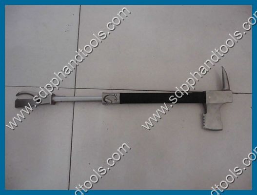 Pry axe with standard claw, handle with a no-slip grip, Size: 28" extended, 18" closed, high quality alloy steel