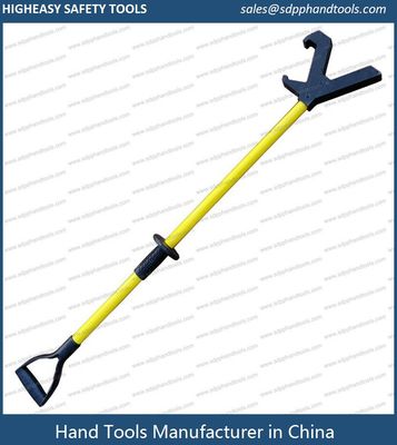 50 inch push pole with D grip handle, stiff push pole safety tools, high quality competitive price push pole safety tool