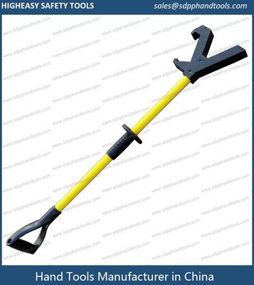push pole safety hand tools, 21" 42" 50" 72" 90" nylon push pole with D grip handle