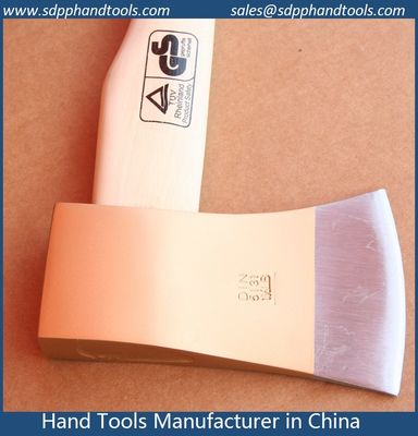 felling axes hatchet with wooden handle, high carbon steel forged axes with ash wood handle, GS axes Din standard axe
