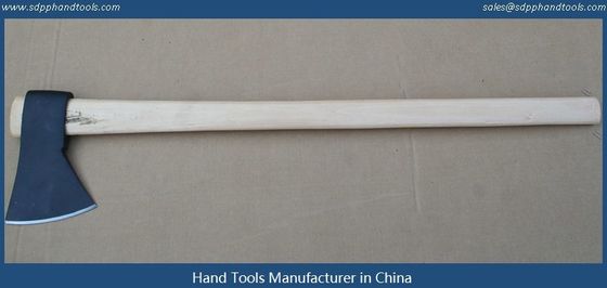 axe with hickory handle, striking tool with hickory handle, hickory handle wood cut axes hatchet, hickory handle axes