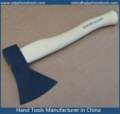 axe with hickory handle, striking tool with hickory handle, hickory handle wood cut axes hatchet, hickory handle axes