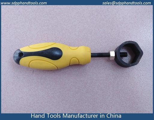 Punch chisel holder hand guard manufacturer, yellow black plastic handle high quality tool