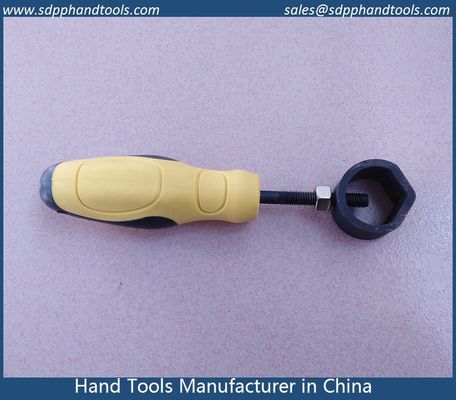 Holds punches, chisels and other tools when striking with a hammer hard guard Reduces the risk of hand Injury