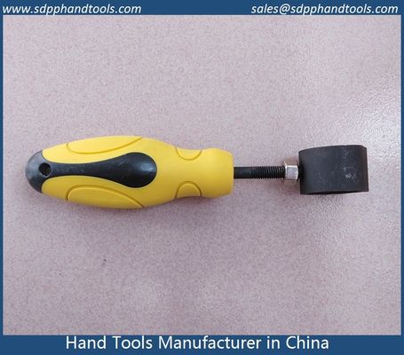 Holds punches, chisels and other tools when striking with a hammer hard guard Reduces the risk of hand Injury