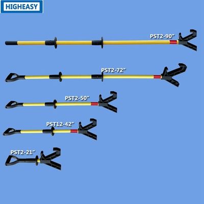 High Strength Insulated Push Pull Pole With D Grip Handle, VC Rubber Surface Head-Higheasy push pole, PST1R push pole
