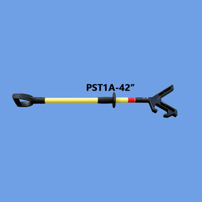 HIGHEASY push pole safety tools with rubber surface tool head, Anti-falling and non-slip push pull rod