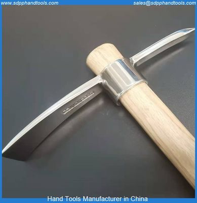 Stainless steel pickaxe hoe, tainless steel chisel axe hoe, mountain climbing pickaxe, picks stailess steel
