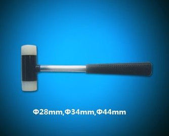 Martillo de nylon, mango de acero, mango de madera, martillos de goma, mazo de nylon