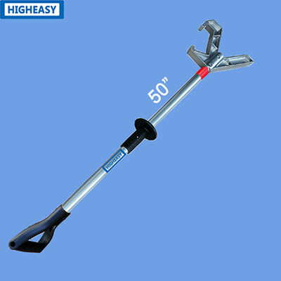 Pértiga de seguridad de aluminio PAA1 Push Pull, alta resistencia al calor sin derretirse ni deformarse, mango ergonómico tipo D, para operaciones de trabajo en muelles, minas, petróleo y gas a alta temperatura